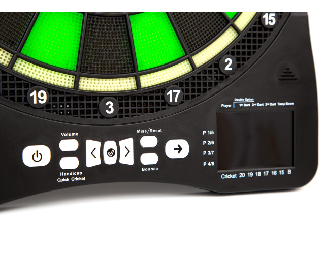 Дартс электронный Winmax Lighting Shocker зеленый 39.5 x 2.5 x 45 см