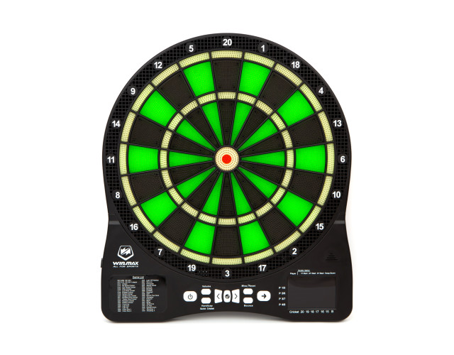 Дартс електронний Winmax Lighting Shocker зелений 39.5 x 2.5 x 45 см
