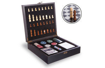 Набор Casino 3в1 шахматы покер карты