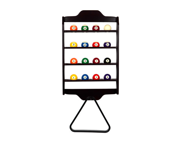 Полка для шаров и треугольника Venecia махагони