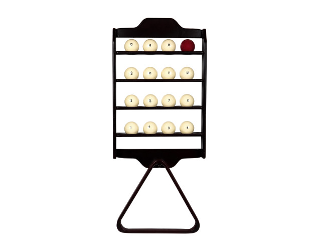 Полка для шаров и треугольника Venecia махагони