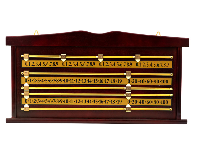 Счёты настенные для снукера Artmann для бильярдной