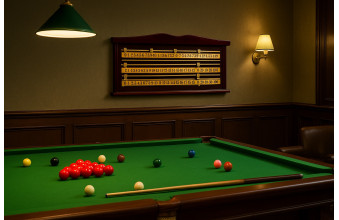 Счёты настенные для снукера Artmann для бильярдной