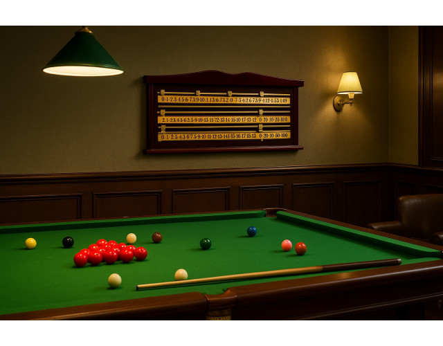 Счёты настенные для снукера Artmann для бильярдной