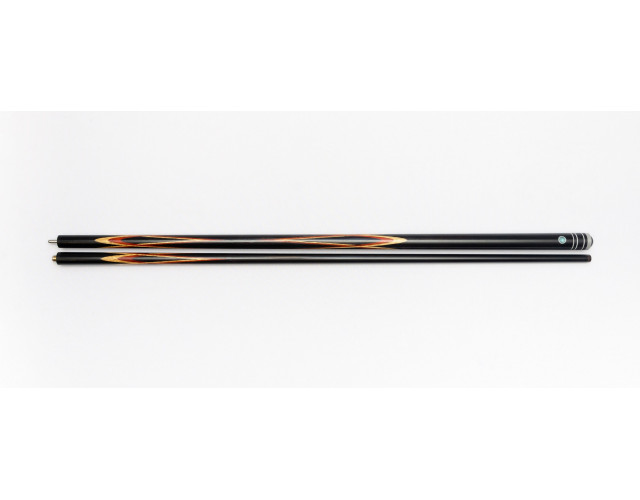 Кий Батченко Тюльпан спрощений Чорний граб Падук Мовінга чорний шафт Кий Батченко Тюльпан спрощений Чорний граб Падук Мовінга чорний шафт