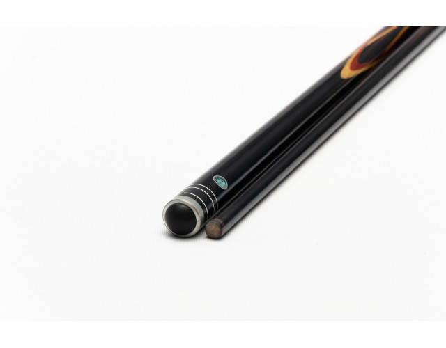 Кий Батченко Тюльпан спрощений Чорний граб Падук Мовінга чорний шафт Кий Батченко Тюльпан спрощений Чорний граб Падук Мовінга чорний шафт