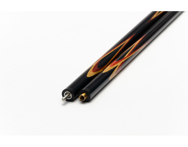 Кий Батченко Тюльпан спрощений Чорний граб Падук Мовінга чорний шафт Кий Батченко Тюльпан спрощений Чорний граб Падук Мовінга чорний шафт