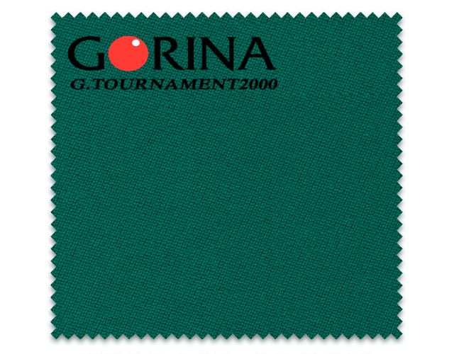 Сукно більярдне Gorina Granito Tournament 2000 197 см Yellow Green піраміда/пул