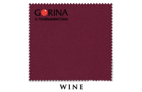 Сукно бильярдное Gorina Granito Tournament 2000, 197 см Wine бордовое