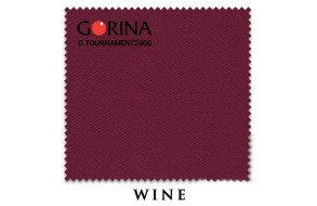 Сукно більярдне Gorina Granito Tournament 2000, 197 см Wine бордове