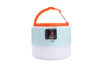 Ліхтар лампа LP-109 кемпінгова на акумуляторі із сонячною батареєю /акумуляторна лампа підвісна USB