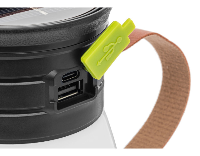 Ліхтар лампа ZJ-1128B на сонячній батареї з USB