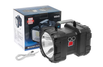 Ліхтар прожектор W845 10000mAh двосторонній Павербанк USB