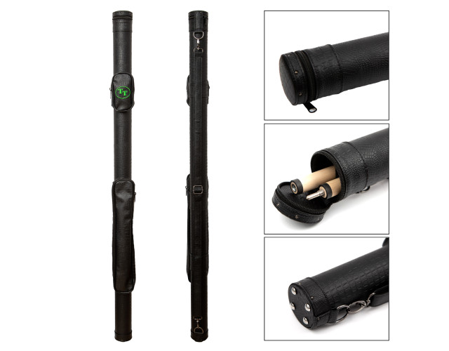 Тубус для 2-х складового кия TT Consul Pro Black снукер 115см